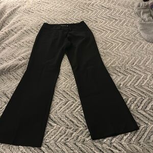 Black bootcut dress pants